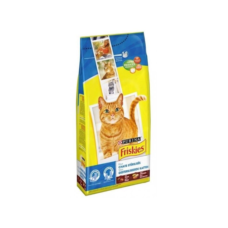 Chat Sterilise Friskies Au Boeuf Legumes 2 Kg