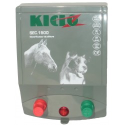 Electrificateur Duo 230v/12 v pour clôture des chevaux 