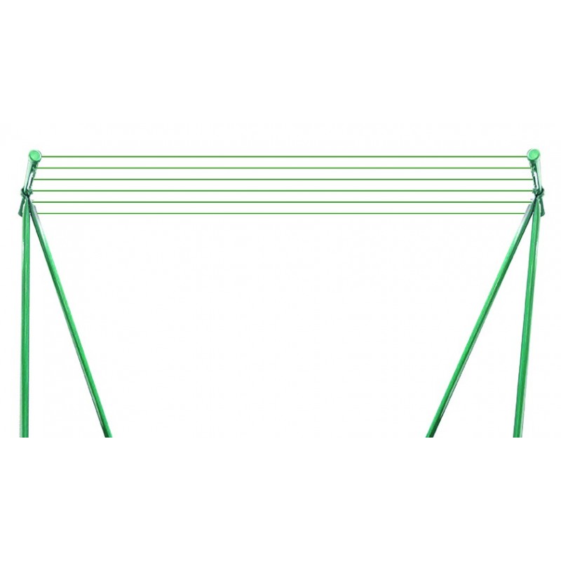 Etendoir à linge pour jardin de 60 mètres, DIRICKX, vert
