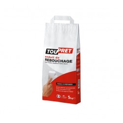 Enduit de rebouchage poudre blanc Toupret 1kg