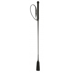 KERBL 32364 Cravache d’Obstacle avec Poignée PVC pour Cheval Noir 65 cm