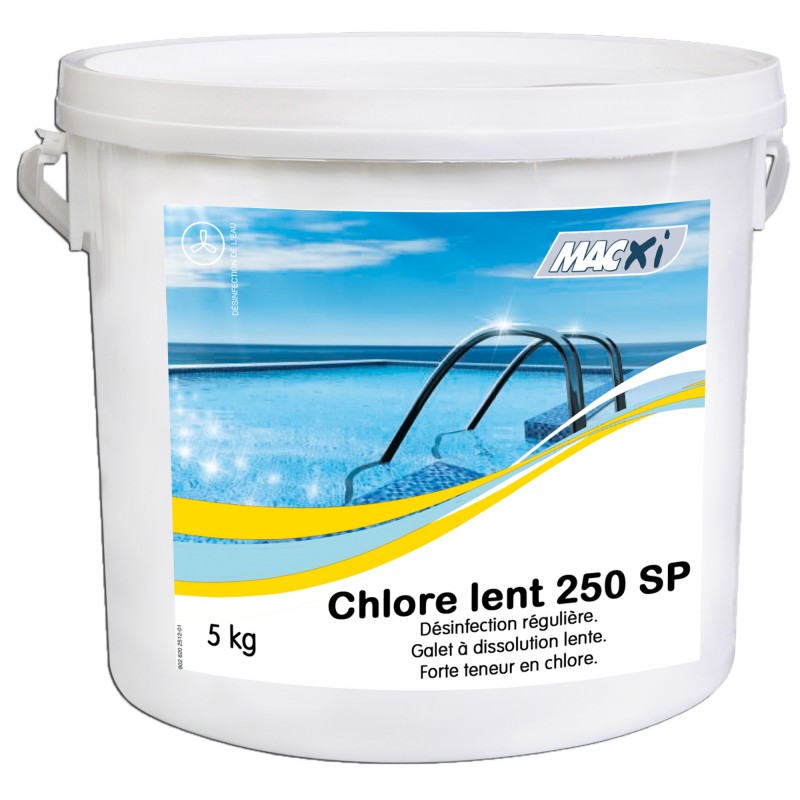 Chlore 6 actions vega tout action plus + 5kg galets 250g piscine en ligne -  Arobase Piscines