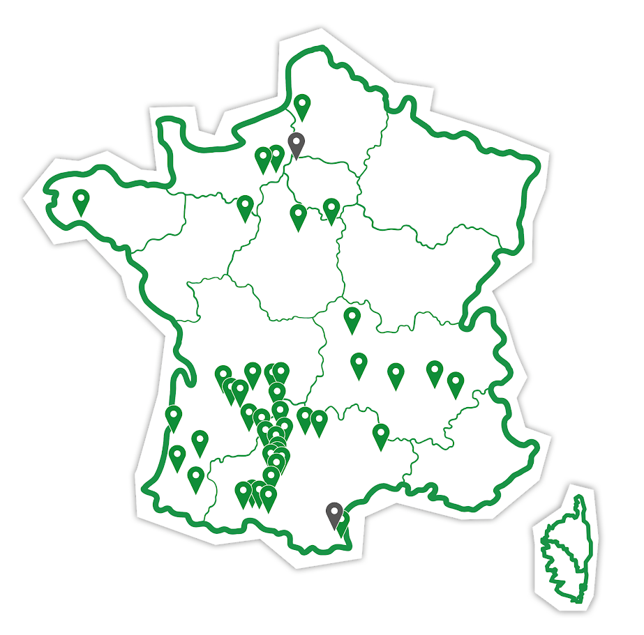 Carte des magasins