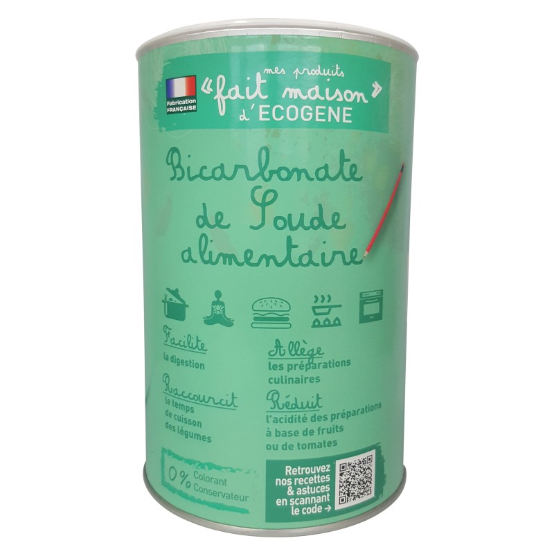 BICARBONATE DE SOUDE ALIMENTAIRE FAIT MAISON ECOGENE 1,5kg