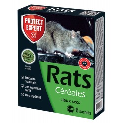 RATS SOURIS CEREALES - 6 X 25 G - ENTRETIEN