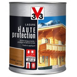 Teinte bois intérieur V33, chêne doré mat, 0.5l