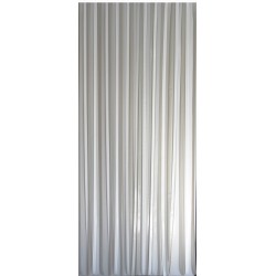 Rideau De Porte Corde Coton Tressé Gris 90 X 200 Cm