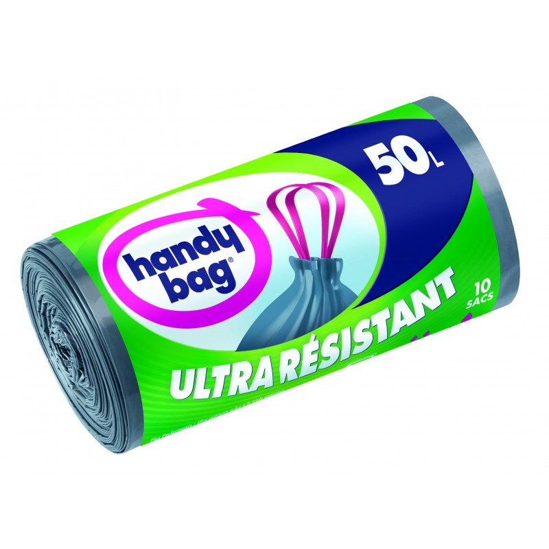 Handy Bag - Sacs poubelle 50l ultra résistants (x10) commandez en