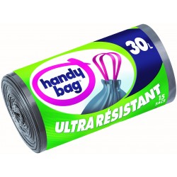 SACS POUBELLE ULTRA R SISTANTS 30L X15 HANDY BAG