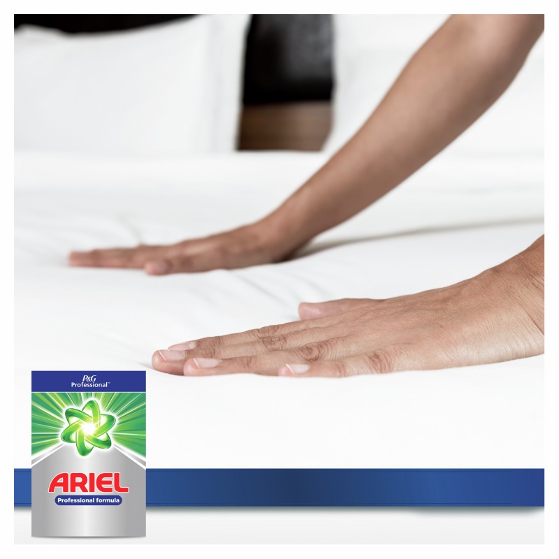 Lessive poudre concentrée Ariel Professional - 150 lavages - Seau de 9,75  kg sur